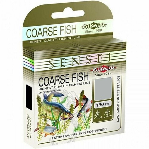 Леска Mikado Sensei Coarse Fish 150м, 0.30 mm, 3 шт зимняя леска нейлоновая рыболовная mikado sensei fider 30 м