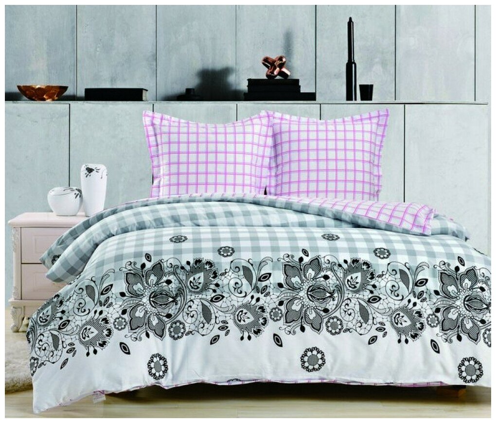 фото Постельное белье Евро Вальтери CL-227, Сатин, 70x70-2 шт