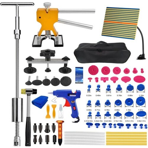 Полный PDR комплект для удаления вмятин на автомобиле без покраски, лампа PDR и обратный молоток для рихтовки автомобиля