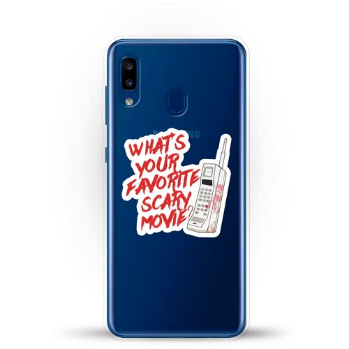 фото Силиконовый чехол scary movie на samsung galaxy a30s andy & paul