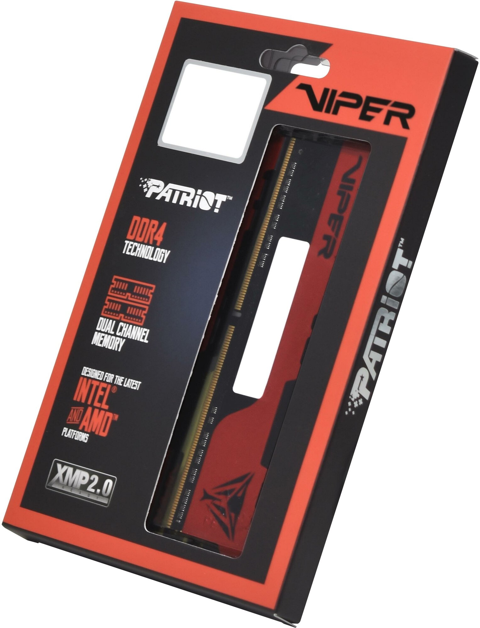 Модуль памяти DDR4 32GB Patriot Viper Elite II PC4-25600 3200MHz CL18 радиатор 1.35V retail - фото №11