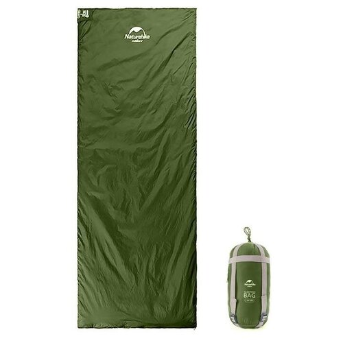 фото Спальный мешок для кемпинга naturehike camping mini ultralight envelope sleeping bag зеленый