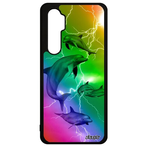 фото Чехол на смартфон mi note 10 lite, "дельфины" морские океан utaupia