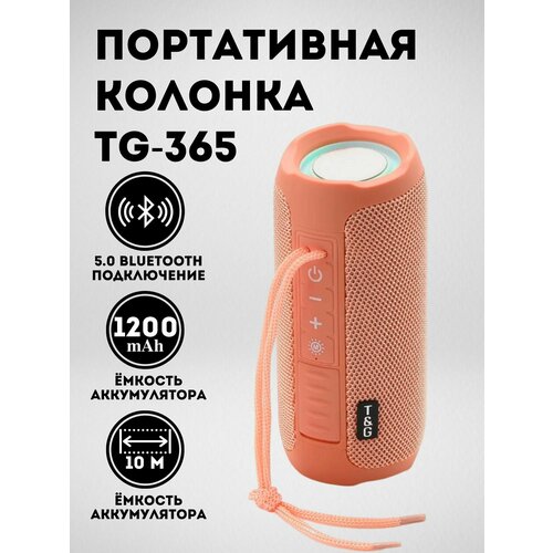 Портативная акустическая система, Bluetooth колонка T &G TG-365