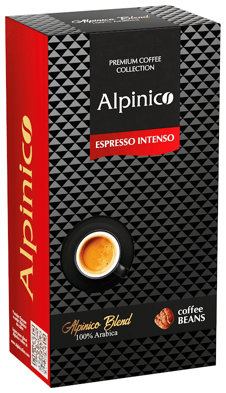 Кофе в зернах Alpinico Espresso Intenso, 100% арабика, темной обжарки, 500 г - фотография № 1