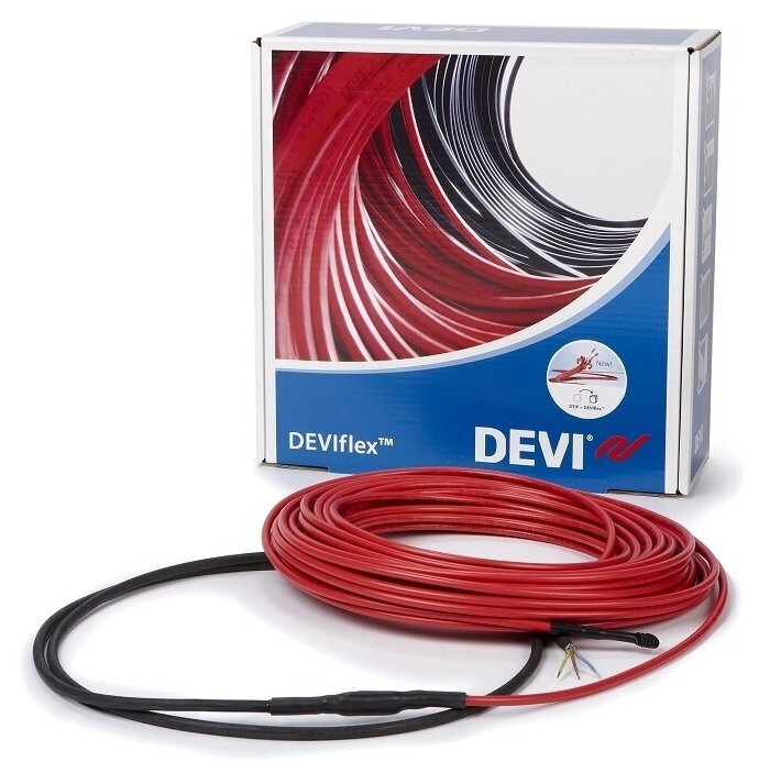 140F1241 flex 18T Кабель двухжильный 625 / 680 Вт 37 м DEVI - фото №4