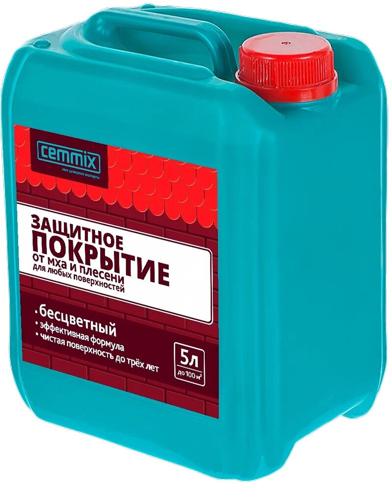 Защитное покрытие от мха и плесени Cemmix Universal Cleaner, 5 л