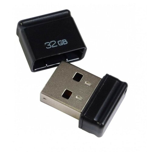 Флешка Nano Black, 32 Гб, USB2.0, черная