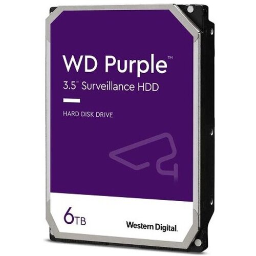 Жесткий диск 35 WESTERN DIGITAL WD Purple 6 ТБ SATA III 128 Mb 5400rpm WD62PURX 1882000₽
