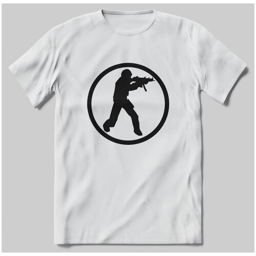 фото Футболка с принтом cs logo brut-shop