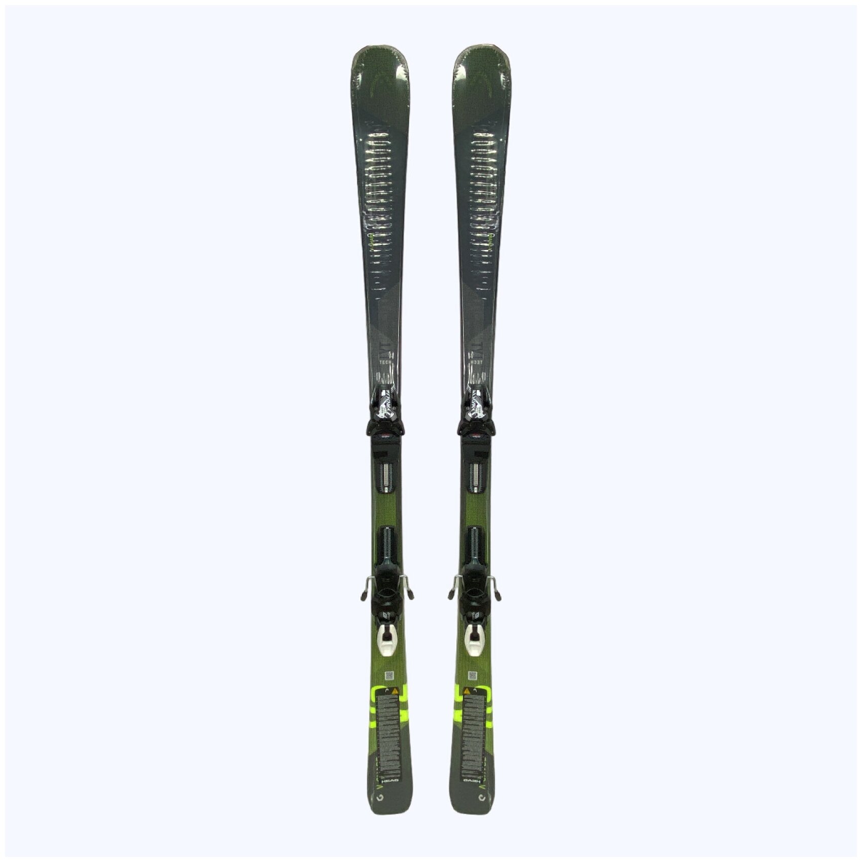 Лыжи трассовые мужские HEAD V-Shape V2 + крепления Tyrolia/SLR10 - 163 - Зеленый