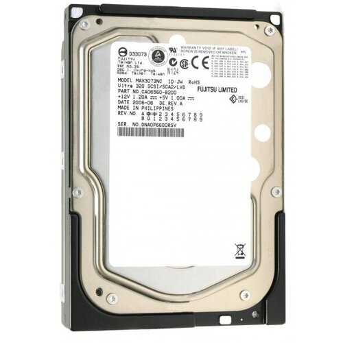 Жесткий диск Fujitsu MAX3073NC 735Gb U320SCSI 35 HDD 1163000₽