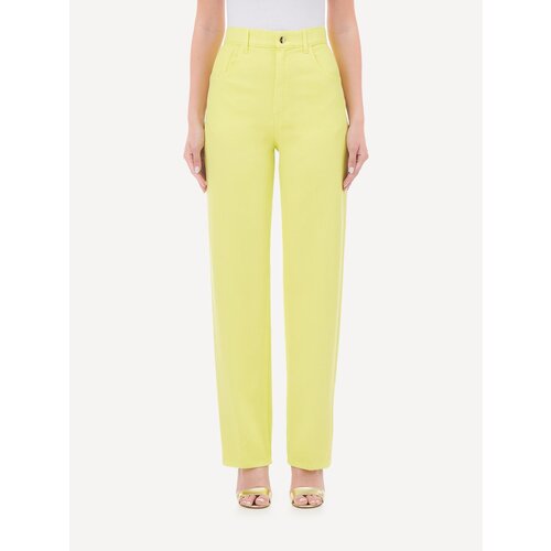 фото Джинсы клеш liu jo, завышенная посадка, размер 29, желтый