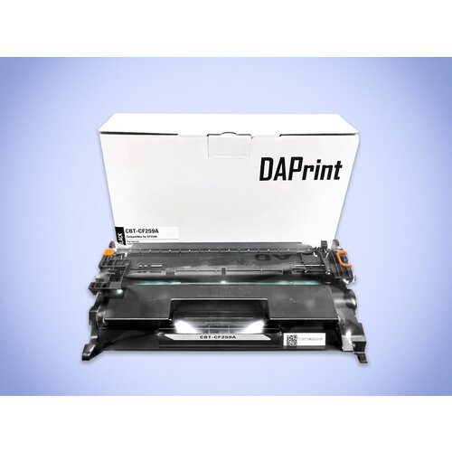 Картридж DAPrint CF259A (без чипа) для принтера HP, чёрный картридж cf259a 59a для принтера hp laserjet pro m404dn m404dw m404n m428dw m428fdw