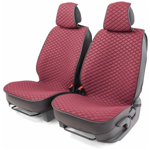 Накидки на передние сиденья Car Performance CUS-2032 PINK, 2 шт., fiberflax, поролон 10 мм., розовый