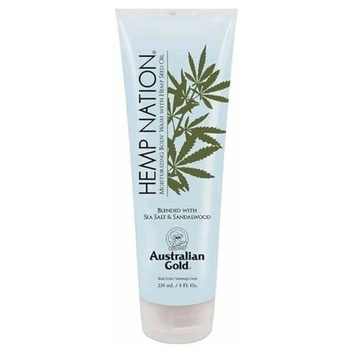 Гель для душа Hemp Nation Sea Salt & Sandalwood Australian Gold гель для душа hemp nation peach