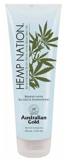 Гель для душа Hemp Nation Sea Salt & Sandalwood Australian Gold