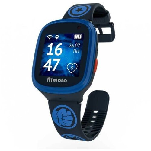 Детские смарт-часы Aimoto Marvel Герой 144 LBS GPS A-GPS камера SOS местоположение 467800₽