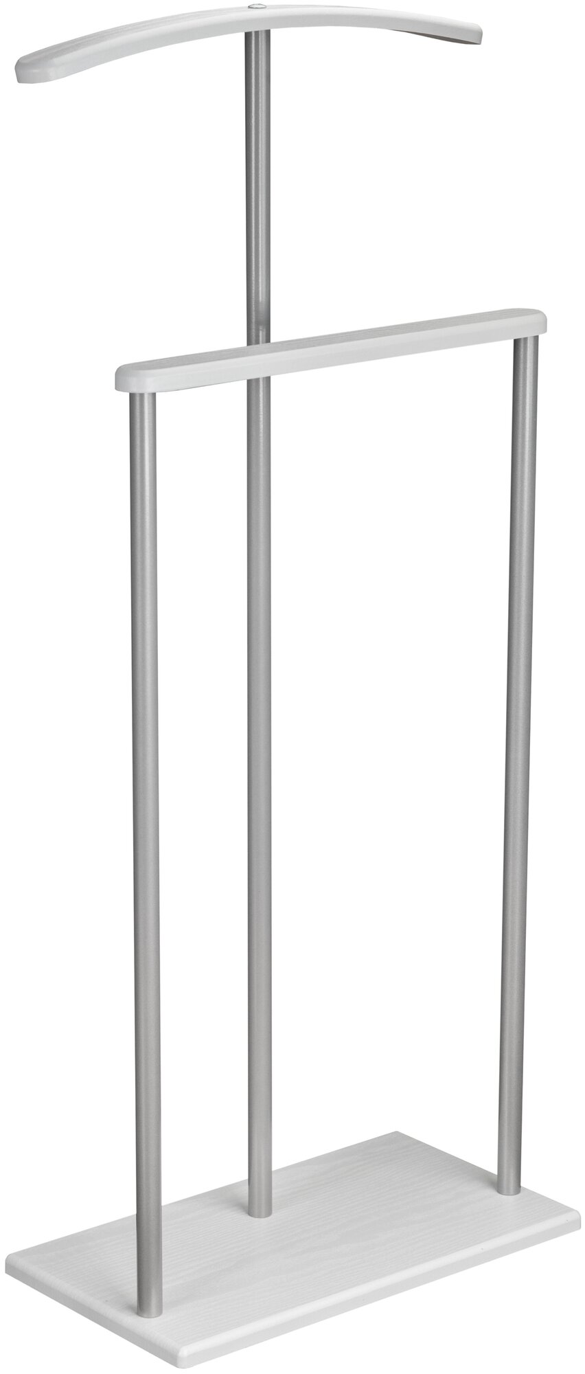 Вешалка костюмная IFERS для одежды напольная Дэви 1 цвет металлик/белый — фото 1