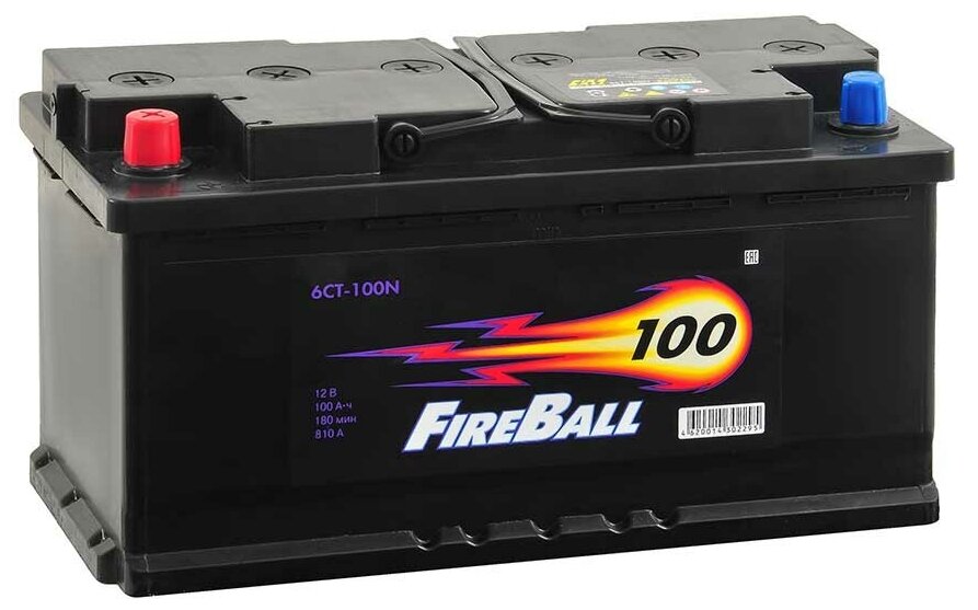 Аккумулятор FIRE BALL 100 Ач 810А П/П 600119020