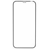 Защитное стекло 2,5D для iPhone 12 mini с черной рамкой Full Glue - изображение