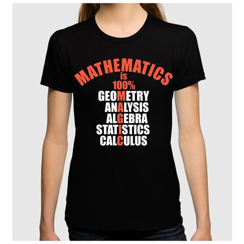 фото Футболка dream shirts математика - это магия женская xl черная