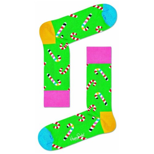 Носки Happy Socks, размер 29, зеленый, мультиколор, пыльная роза, желтый winter warmer women sock plush knitting warm socks casual lovely coral fleece candy colors cake sock comfortable breathable