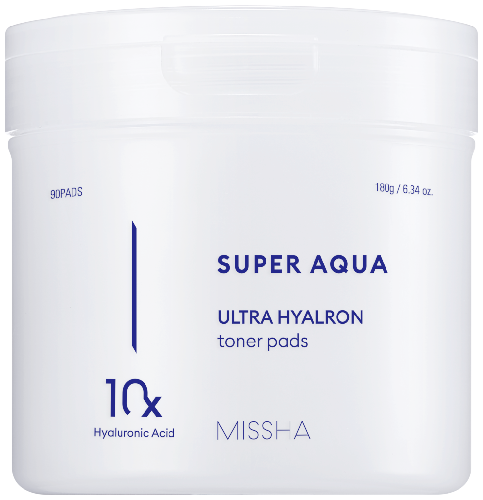 MISSHA Aqua Ultra Hyalron Увлажняющие тонер-пэды для лица 90 шт