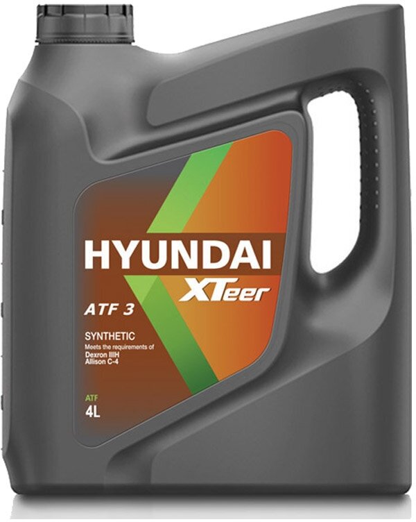 Масло трансмиссионное синтетическое Hyundai XTeer ATF-3 (4л) HY-ATF-3-4L