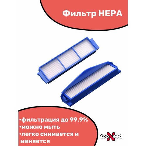 HEPA фильтр для робота-пылесоса Philips FC8007 FC8792 FC8794 FC8796 аккумулятор cs phc879vx для пылесоса philips fc8794 fc8792 fc8007 01 fc8007 81 10 8v 2600mah