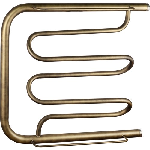 Полотенцесушитель водяной цвет бронза RUSANT М-образный с полкой (лиана) 500х600 (арт. RSA98307-24)