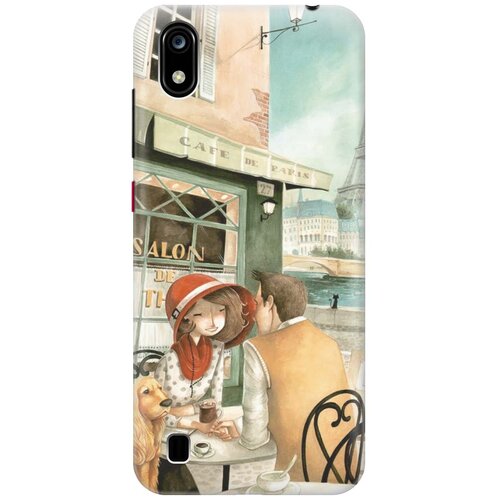 фото Re:pa накладка transparent для zte blade a7 2019 с принтом "sweet paris"