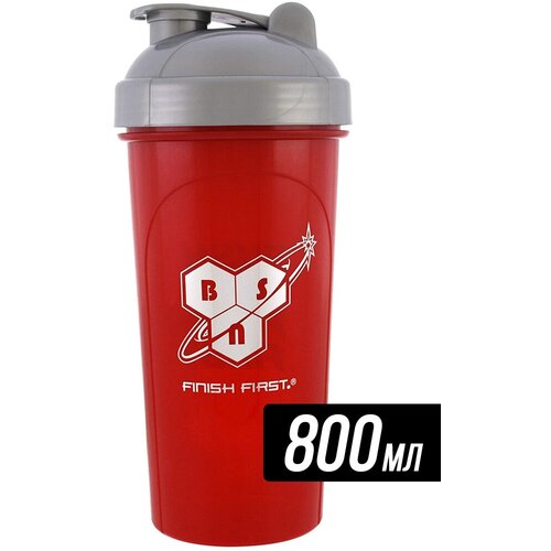 фото Шейкер с сеткой для размешивания bsn shaker 1liter, 800 мл