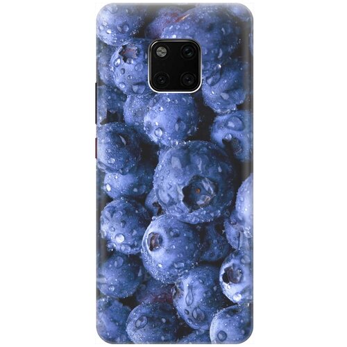 фото Re:paчехол - накладка artcolor для huawei mate 20 pro с принтом "черника"