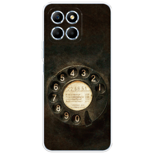 Силиконовый чехол на Honor X6s / Хонор X6s Старинный телефон силиконовый чехол на honor x6s хонор x6s первый на луне