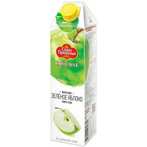 Сок из зеленых яблок 1 литр "Сады Придонья", 1 шт