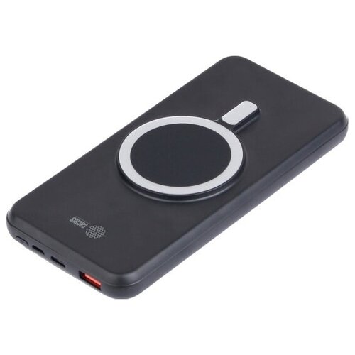 Внешний аккумулятор Cactus CS-PBFSRT-10000 10000mAh 3A 1xUSB беспроводная зарядка черный 168500₽