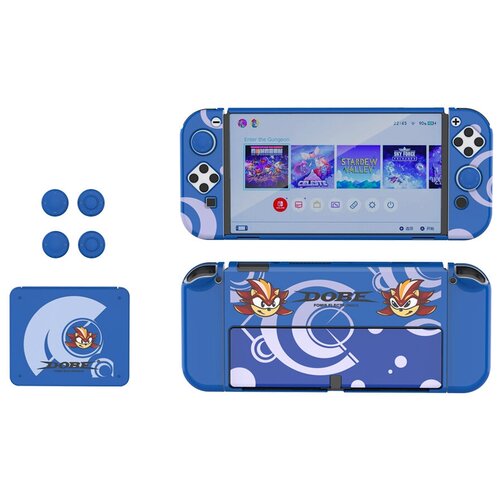 Комплект аксессуаров DOBE Exclusive, синий, для Nintendo Switch OLED, iTNS-1192B