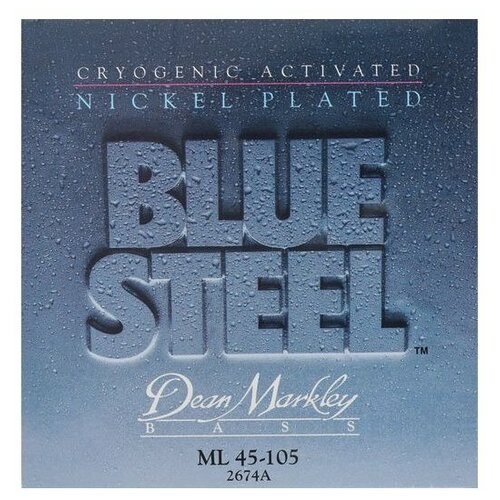 Струны для бас-гитары Dean Markley DM2674A blue steel комплект струн для бас гитары сталь 46 102 dean markley dm2673