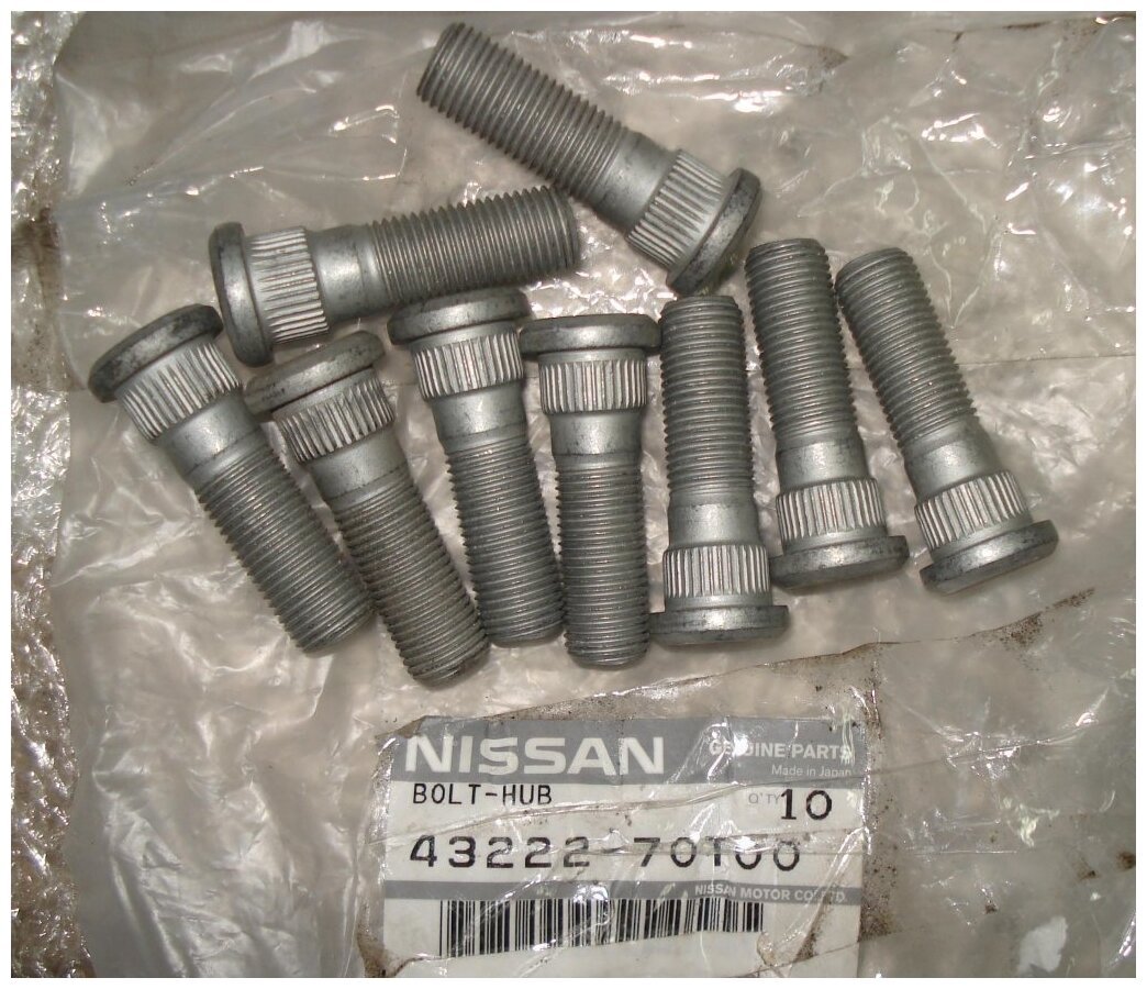 Шпилька Ступицы Nissan 43222-70t00 NISSAN арт. 43222-70T00