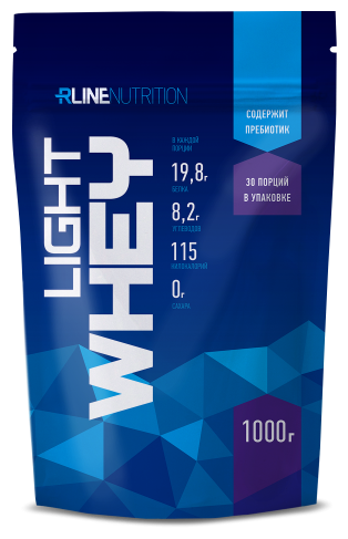 Сывороточный Протеин Rline Light Whey, вкус Кока-кола мармелад, 1000 гр / 30 порций