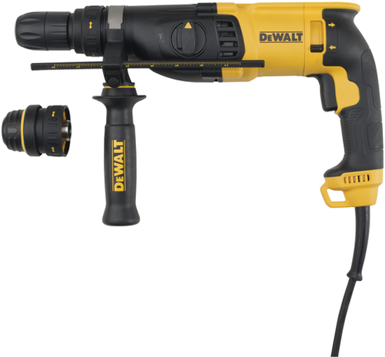 D25134K-KS Перфоратор (800 Вт, SDS-Plus, 3 режима, 3 Дж, 5540 уд/мин, 1500 об/мин) DeWALT - фото №2