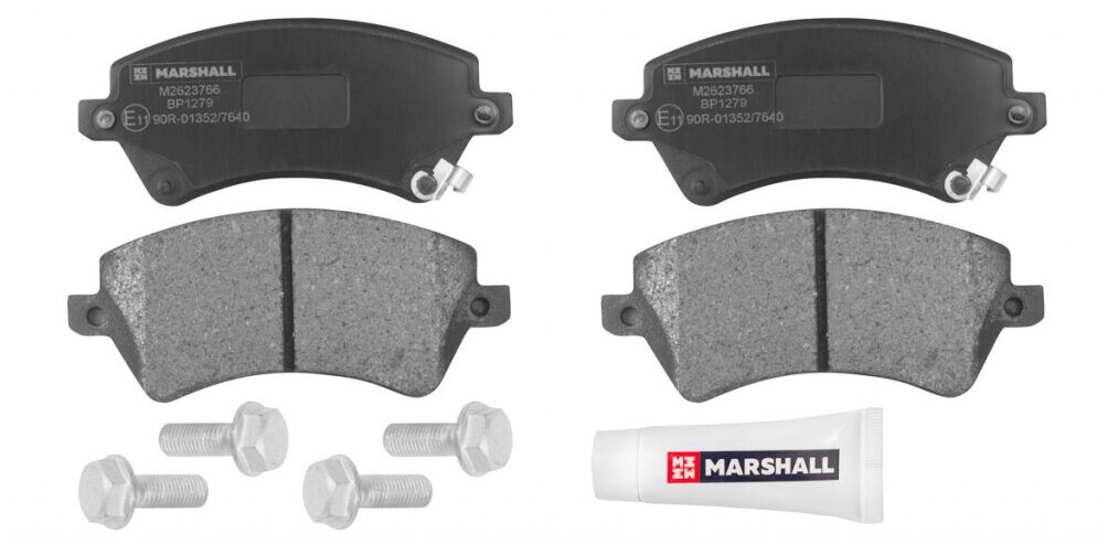 Дисковые тормозные колодки передние Marshall M2623766 для Toyota Corolla Toyota Corolla Verso (4 шт.)