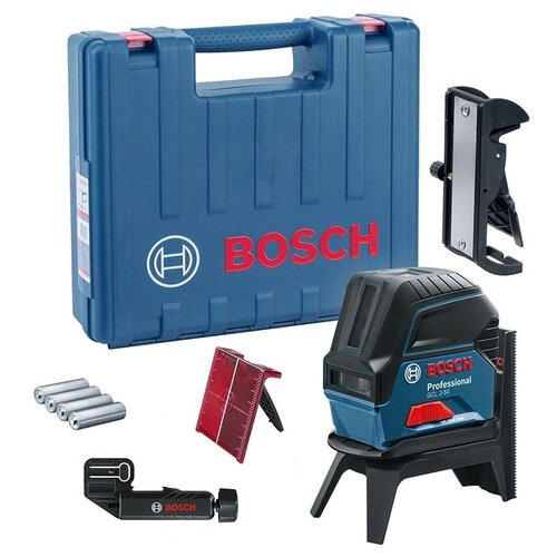 BOSCH GCL 2-50+RM1+BM3+кейс лазерный уровень