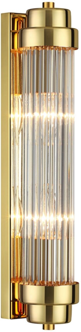 Настенный светильник Odeon Light Lordi 4822/2W, E14, 80Вт, кол-во ламп:2шт, Золото