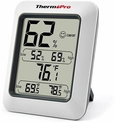 Thermopro TP50 цифровой комнатный гигрометр-термометр с одновременным мониторингом температуры и влажности внутри помещения - фотография № 7