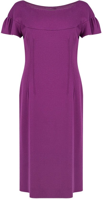 Платье Alberta Ferretti, повседневное, прилегающее, размер 44, фиолетовый
