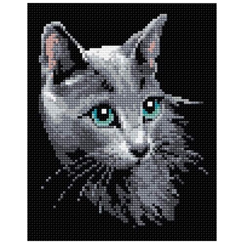 фото Русская голубая набор для выкладывания стразами риолис