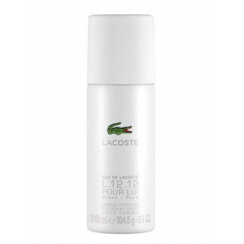 Lacoste L.12.12 BLANC Дезодорант мужской deo 150 ml.