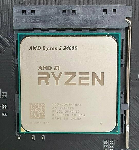 Процессор AMD Ryzen 5 3400G AM4 4 x 3700 МГц
